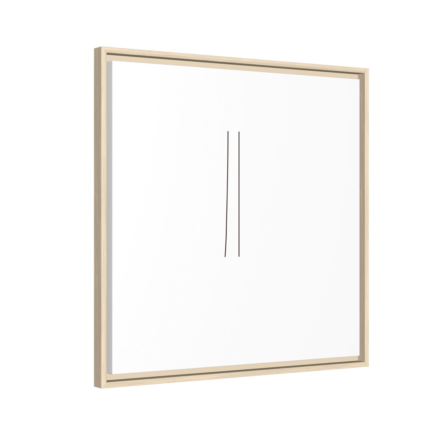 Minimal Line Art | Matte Canvas Framed