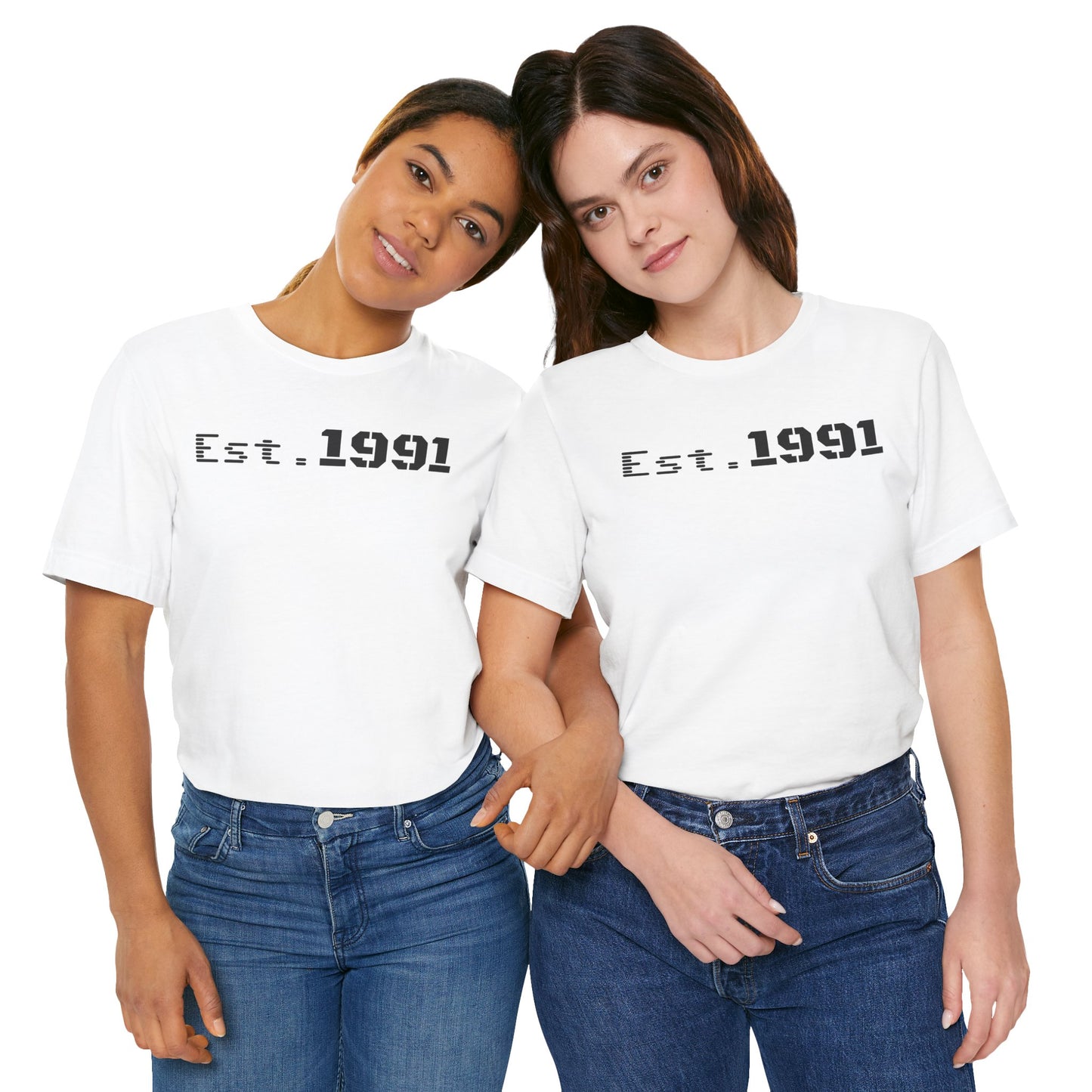 Established 1991 Unisex Jersey Tee | Vintage Anniversary Gift | Casual Wear, Birthday Shirt, Retro Style, Statement Tee, Gift for Him/Her - TRV