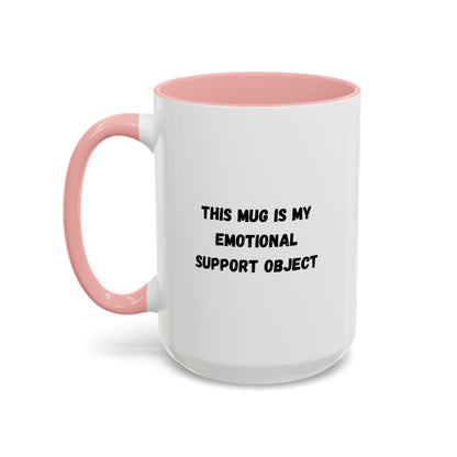 Emotional Support Coffee Mug, Funny Gift for Coffee Lovers, Unique Office Mug, Self-Care Gift, Cute Ceramic Mug