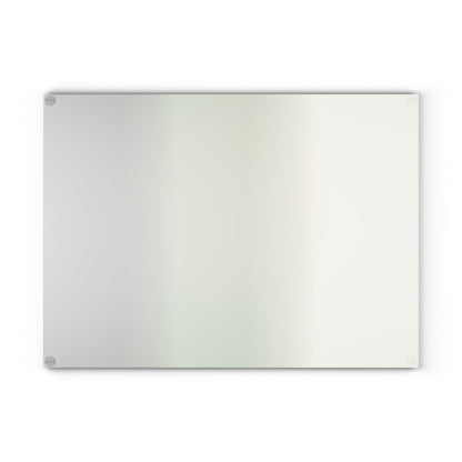 Green Ombre Gradient Glass Cutting Board | Modern Kitchen Decor
