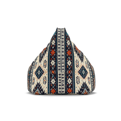 Southwestern Aztec Pattern Bean Bag Chair Cover | Tribal Geometric Boho