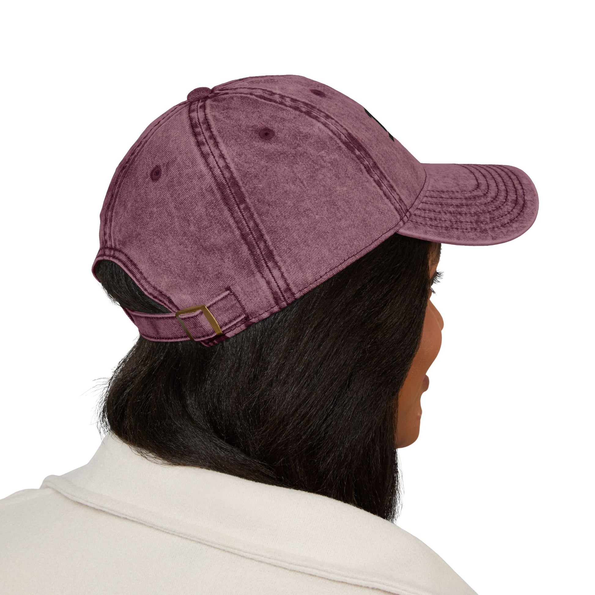 Vintage Embroidered Cap, Retro Baseball Hat, 70s Style Headwear, Gift for Dad, Casual Fashion Accessory - TRV