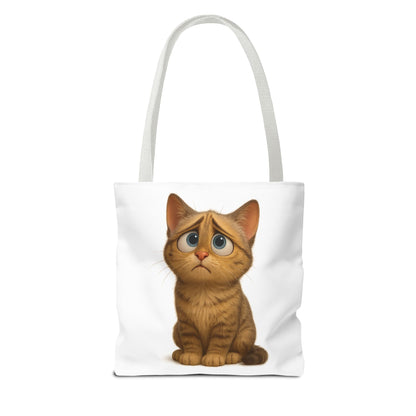 Cute Cat Tote Bag, Animal Lover Gift, Shopping Tote, Reusable Bag, Cute Merchandise, Eco-Friendly Gift - TRV