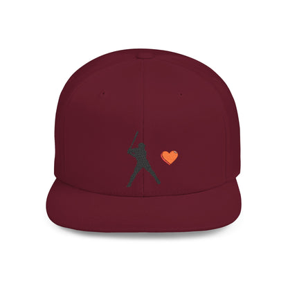 Baseball Love Snapback Hat | Gift for Sports Fans, Casual Wear, Team Spirit, Father's Day, Birthday, Outdoor Activities - TRV