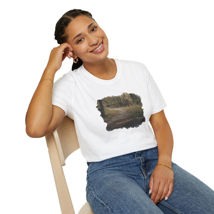 Nature-Inspired Unisex Softstyle T-Shirt, Eco-Friendly Fashion, Outdoor Lover Tee, Gift for Nature Enthusiasts, Casual Everyday Wear