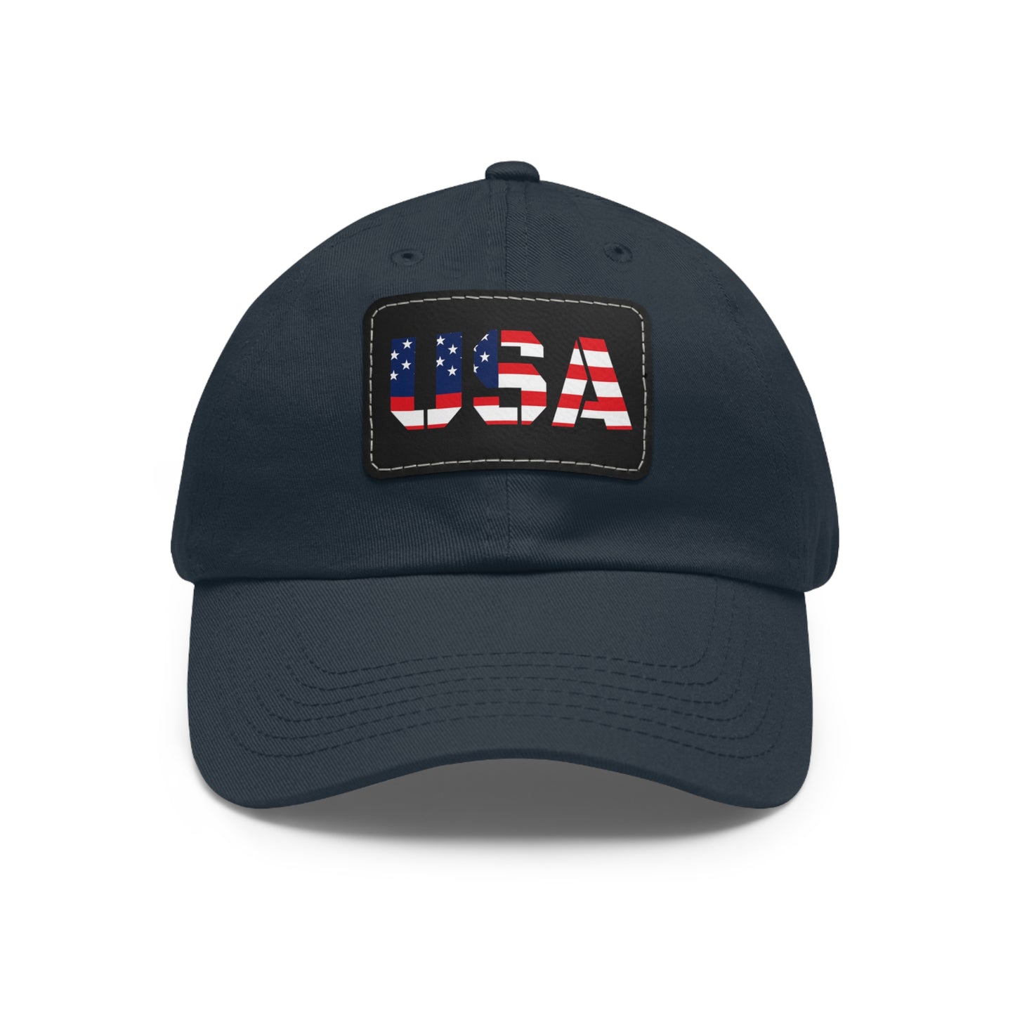 Dad Hat with USA Leather Patch - TRV