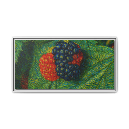 Van Gogh Style Blackberry Canvas Art, Framed Wall Decor, Botanical Print, Summer Home Decor, Gift for Garden Lovers - TRV
