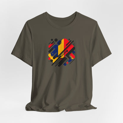Artistic Heart Unisex Jersey Tee - Vibrant Graphic Tee, Casual Wear, Gift for Art Lovers, Birthday Surprise, Everyday Comfort - TRV