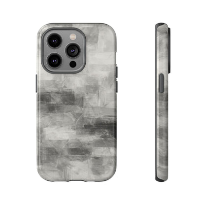 Stylish Phone Case for Tough Protection, Marble Grey Design, Customizable Gift for Her, Unisex Mobile Accessory, Birthday Present, [...] - TRV