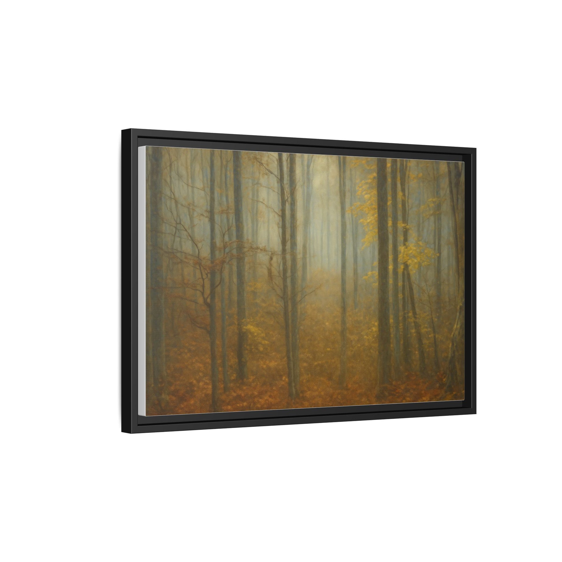Framed Matte Canvas Art | Serenity in the Forest | Nature Wall Decor, Home Gallery, Cozy Living Room, Gift for Nature Lovers - TRV