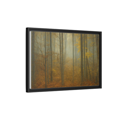Framed Matte Canvas Art | Serenity in the Forest | Nature Wall Decor, Home Gallery, Cozy Living Room, Gift for Nature Lovers - TRV