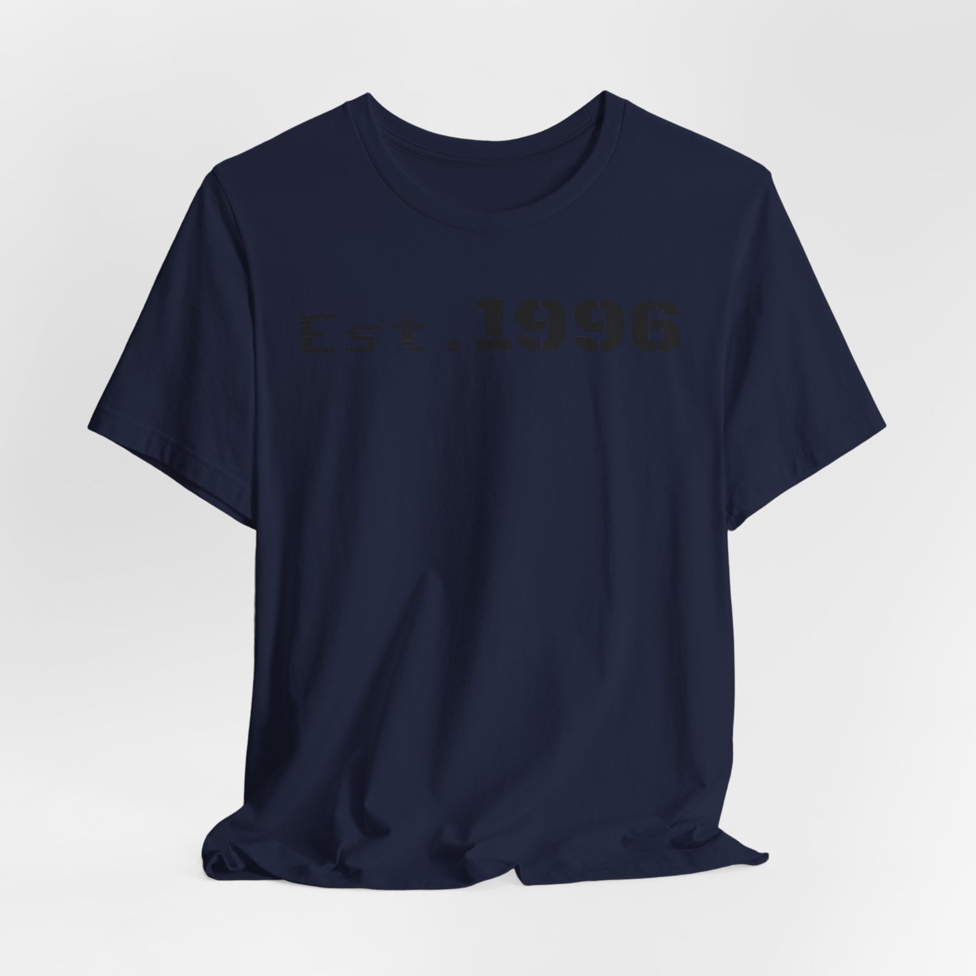 Established 1996 Unisex T-Shirt, Vintage Year Tee, Birth Year Gift, Casual Fashion, Personalized Graphic Tee - TRV