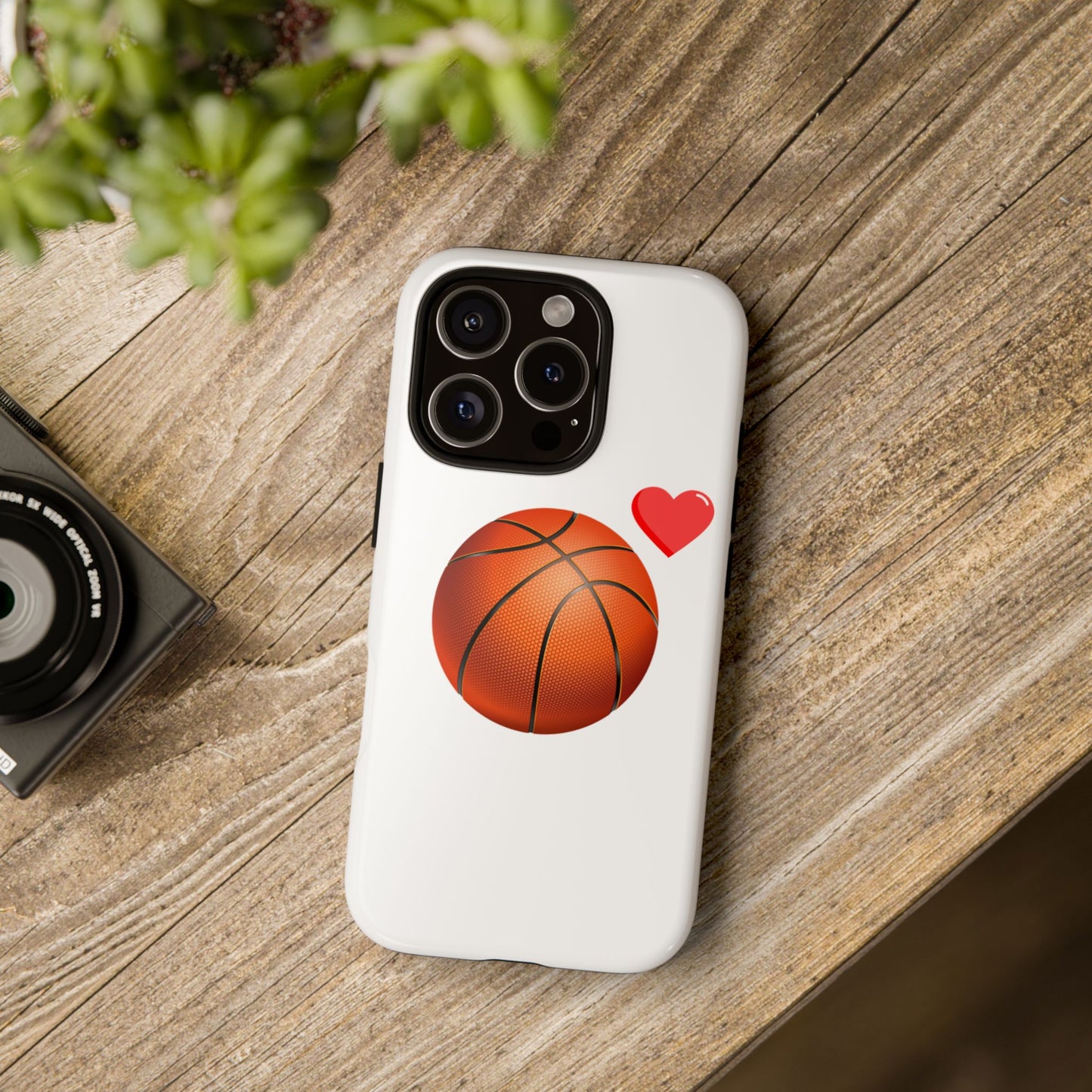 Basketball Phone Case, Love Basketball Case, Sports Gift, Athletic Style, Unique Phone Cover - TRV