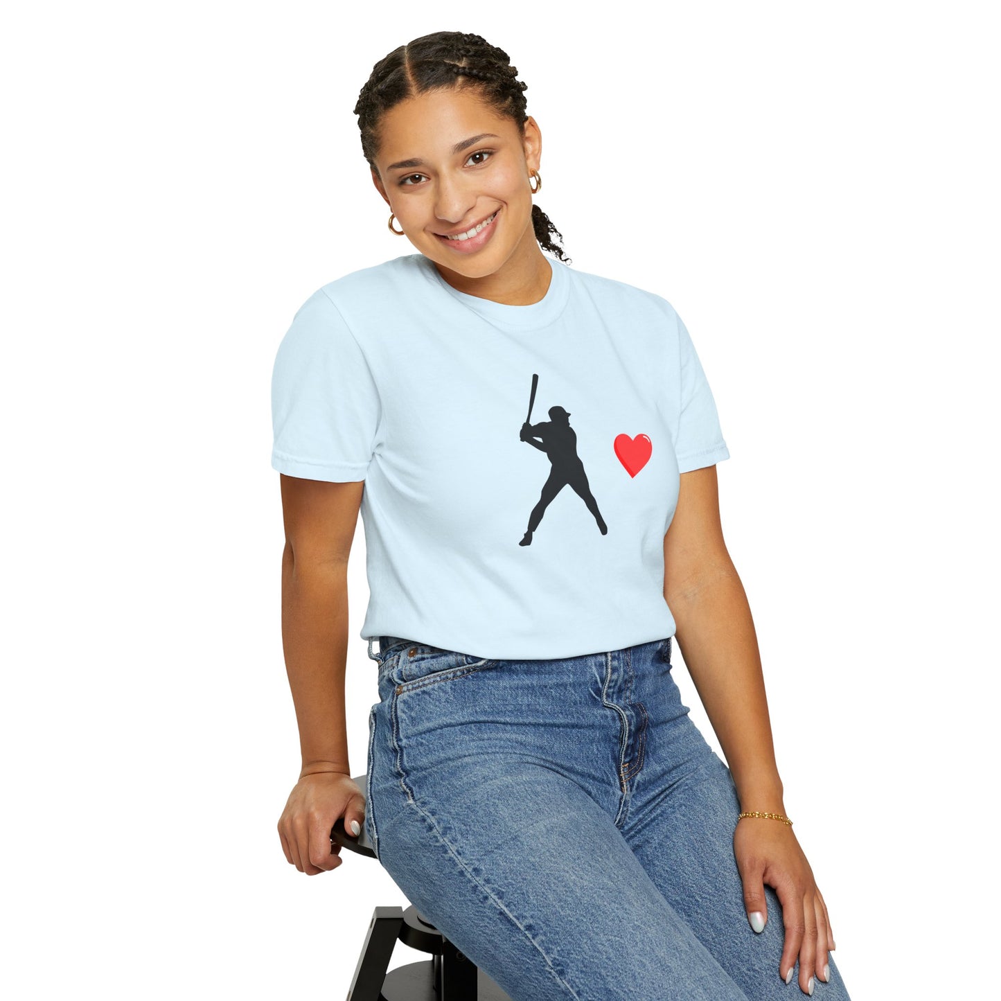 Baseball Love T-Shirt, Unisex Sports Tee, Gift for Baseball Fans, Valentine's Day Shirt, Game Day Apparel, Soft Cotton Top