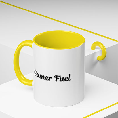 Gamer Fuel Accent Coffee Mug - Perfect for Gamers