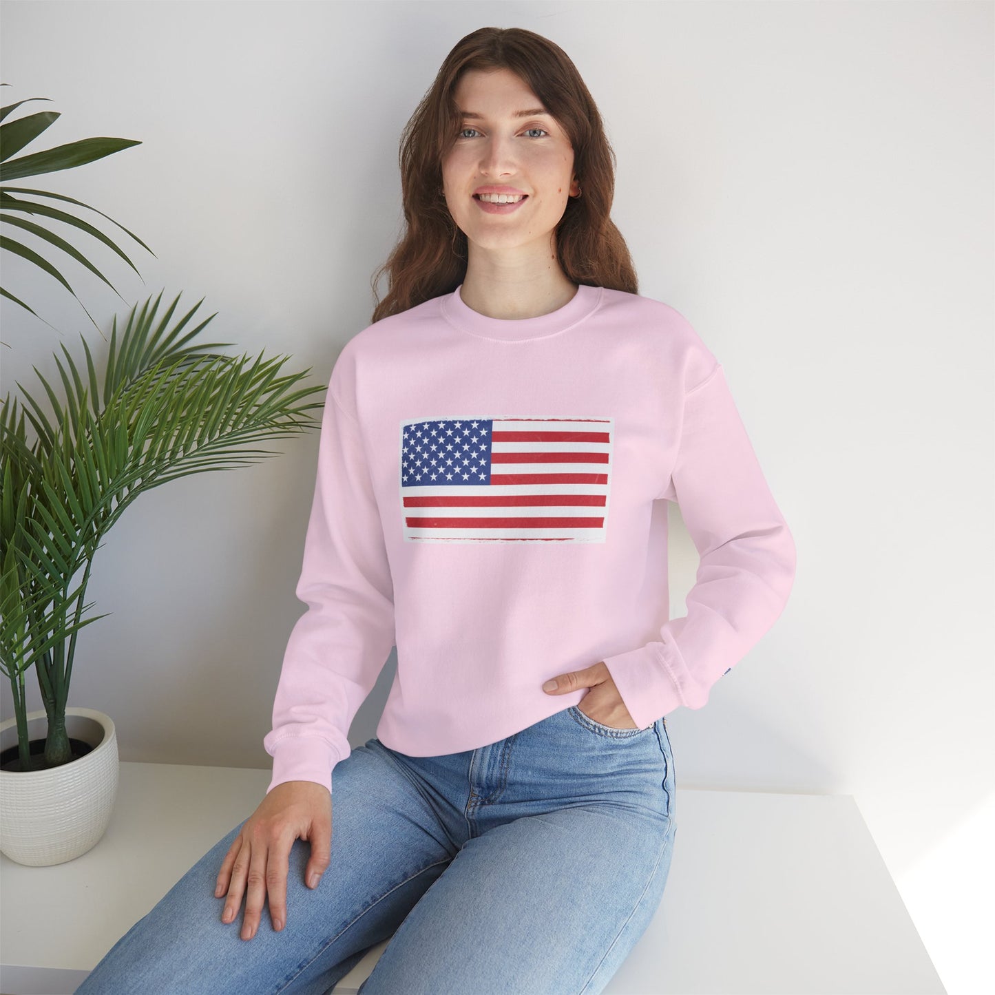 American Flag Unisex Crewneck Sweatshirt | Cozy Patriotic Sweater | Perfect for Independence Day, Casual Wear, Gifts for Him/Her, [...]