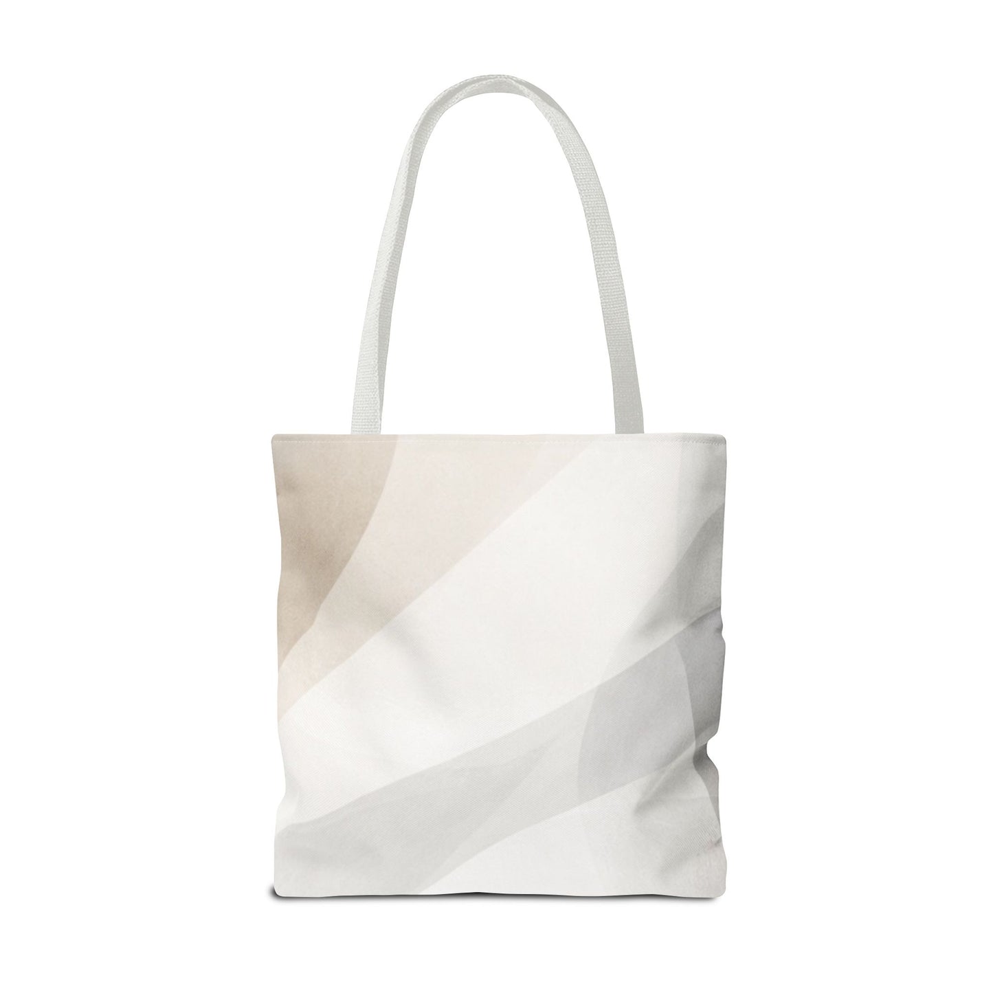 Neutral Abstract Geometric Tote Bag | Minimal Beige Shapes