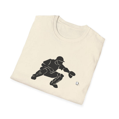 Baseball Catcher Unisex Softstyle T-Shirt, Sports Apparel, Gift for Athletes, Workout Gear, Casual Wear, Special Occasions