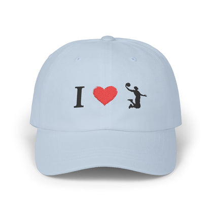 I Love Basketball Dad Cap, Casual Hat for Dads, Gift for Father's Day, Sports Lover Cap, Family Outing Accessory, Everyday Wear - TRV