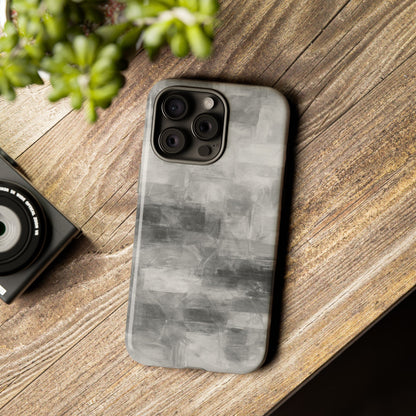 Stylish Phone Case for Tough Protection, Marble Grey Design, Customizable Gift for Her, Unisex Mobile Accessory, Birthday Present, [...] - TRV