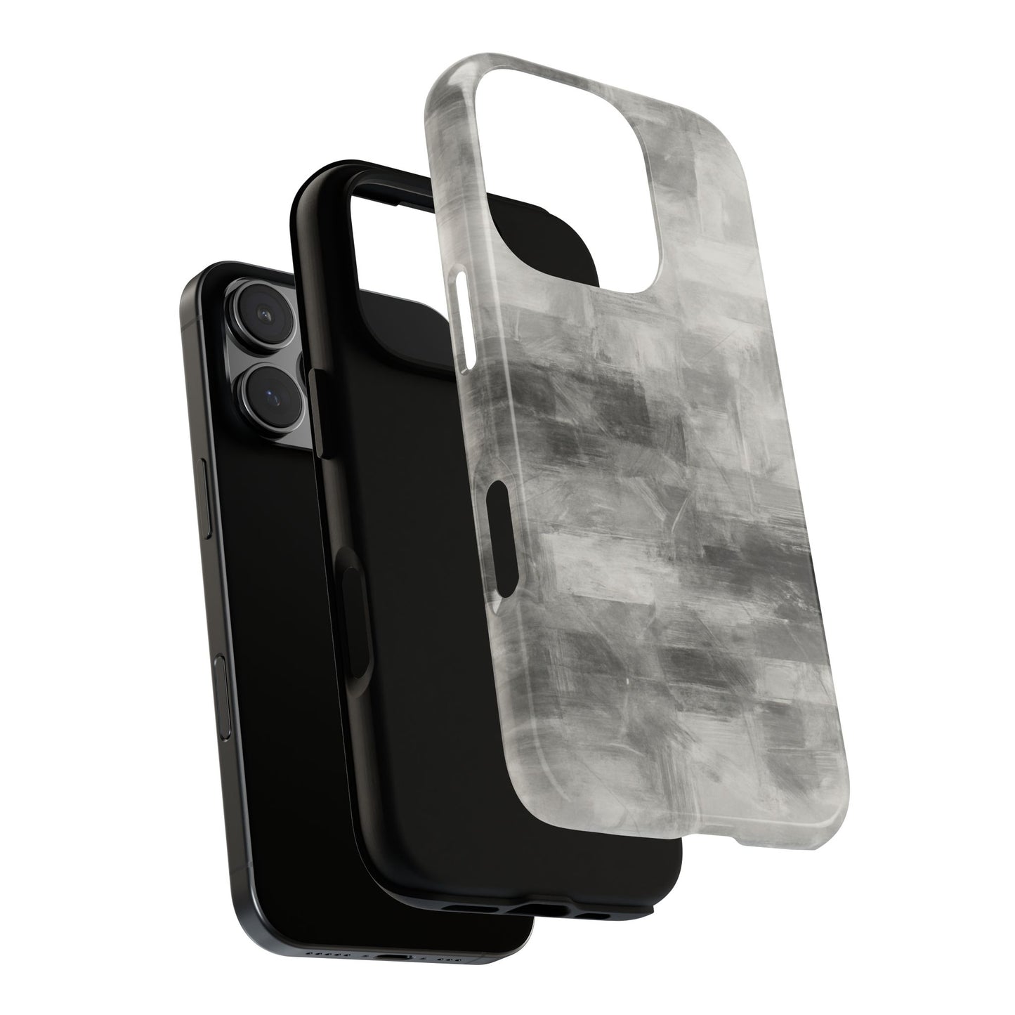 Stylish Phone Case for Tough Protection, Marble Grey Design, Customizable Gift for Her, Unisex Mobile Accessory, Birthday Present, [...] - TRV