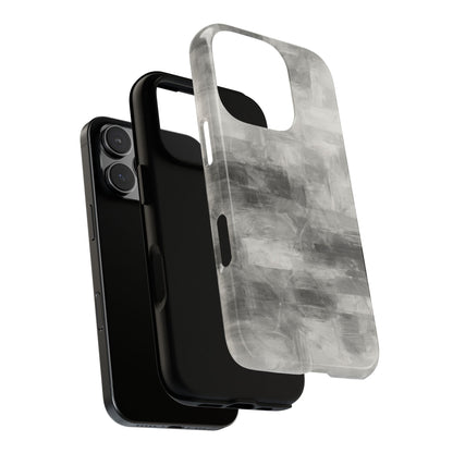 Stylish Phone Case for Tough Protection, Marble Grey Design, Customizable Gift for Her, Unisex Mobile Accessory, Birthday Present, [...] - TRV
