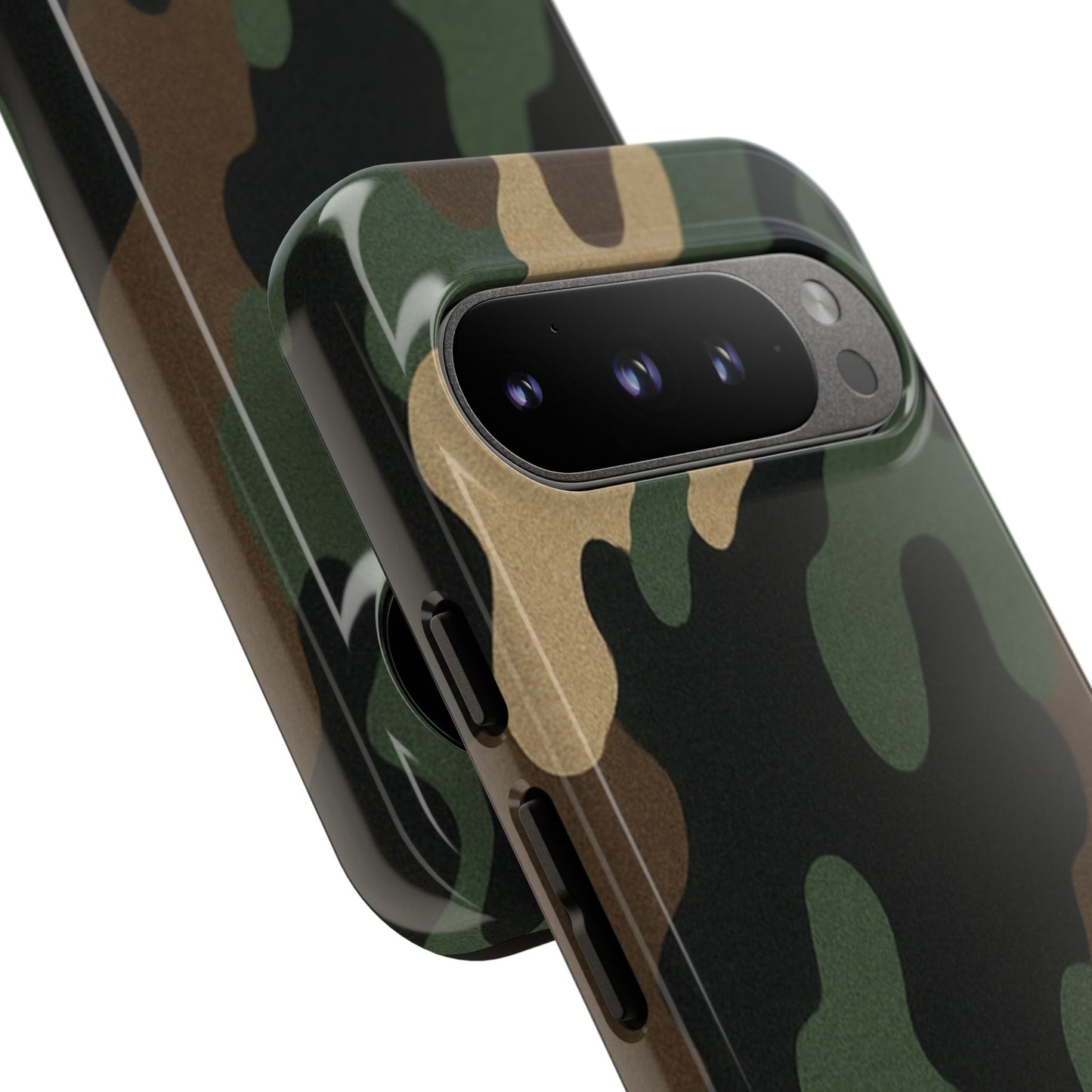 Camouflage Phone Case, Tough Phone Cover, Military Style Accessory, Protective Case for Men, Gifts for Soldiers - TRV