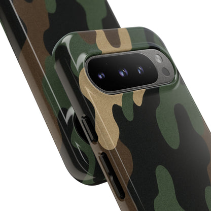 Camouflage Phone Case, Tough Phone Cover, Military Style Accessory, Protective Case for Men, Gifts for Soldiers - TRV