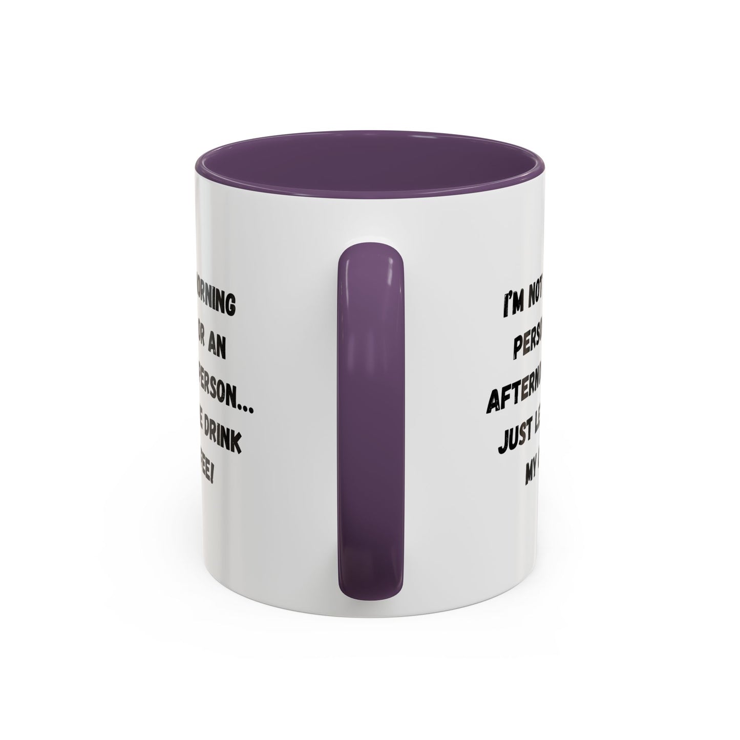 Funny Coffee Mug for Night Owls, I'm Not a Morning Person Mug, Gift for Coffee Lovers, Unique Drinkware, Humor Mug