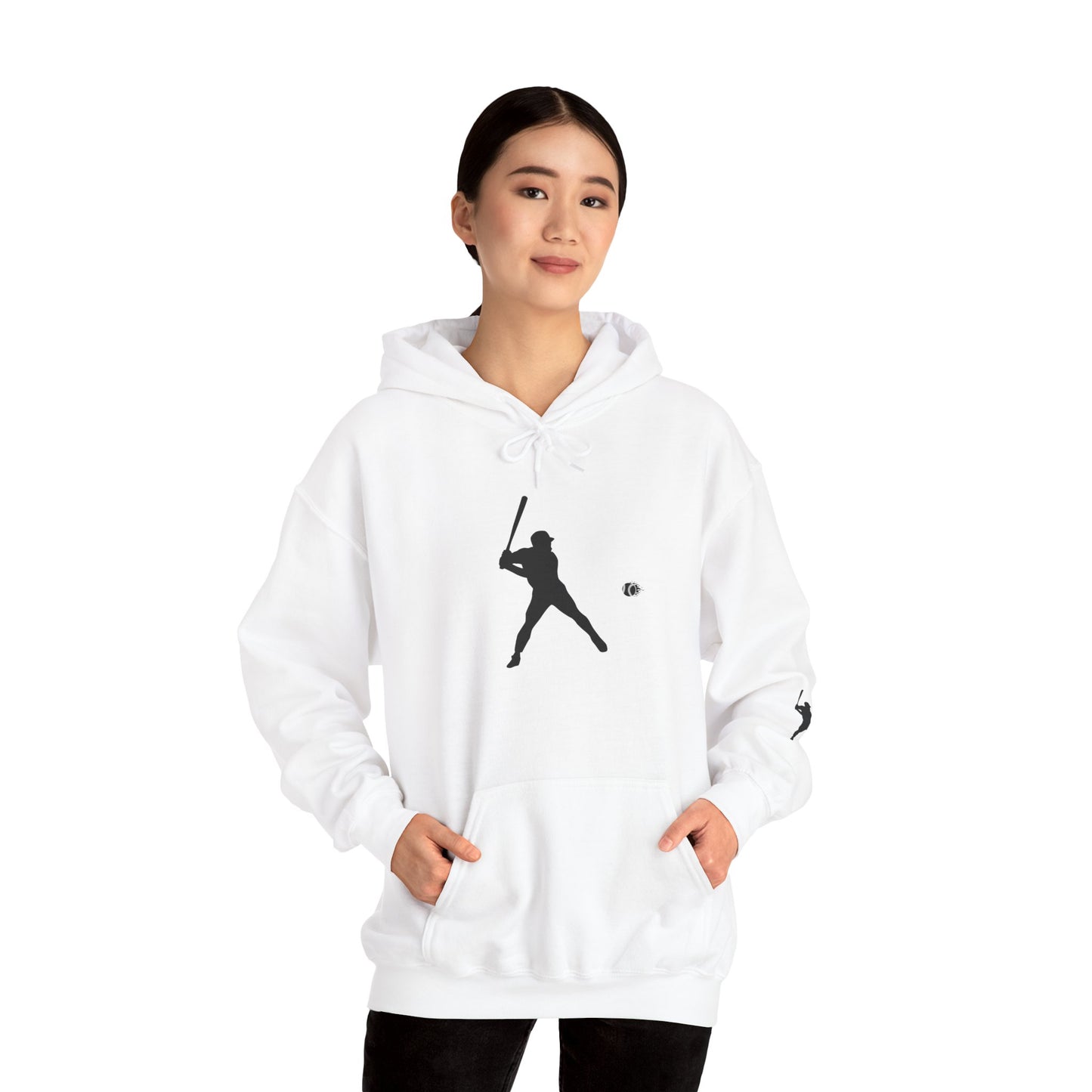 Baseball Themed Unisex Hoodie, Streetwear, Sports Fan Sweatshirt, Gift for Athletes, Casual Wear, Fall Fashion - TRV