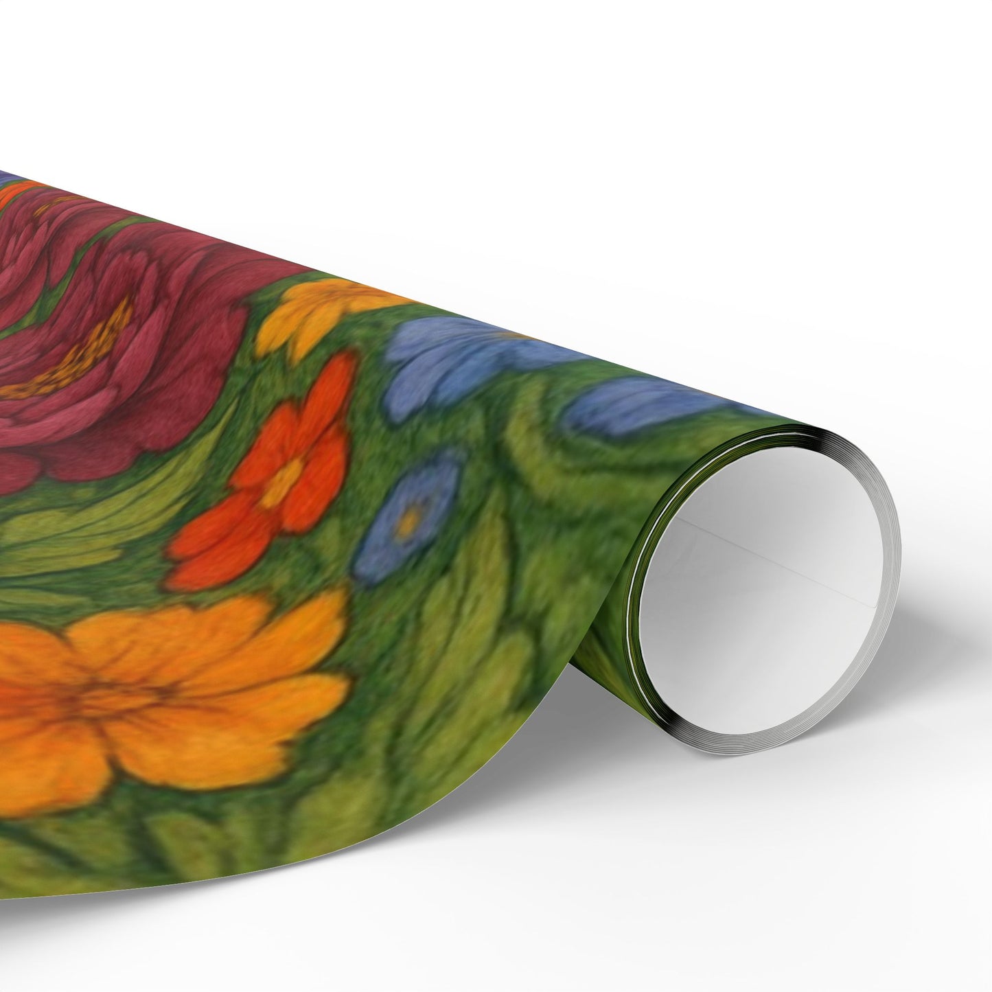 Floral Bouquet Wrapping Paper Roll — Vintage Garden Pattern