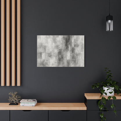 Abstract Grey Canvas Wall Art, Modern Home Decor, Minimalist Artwork, Living Room Accent, Contemporary Art Piece - TRV
