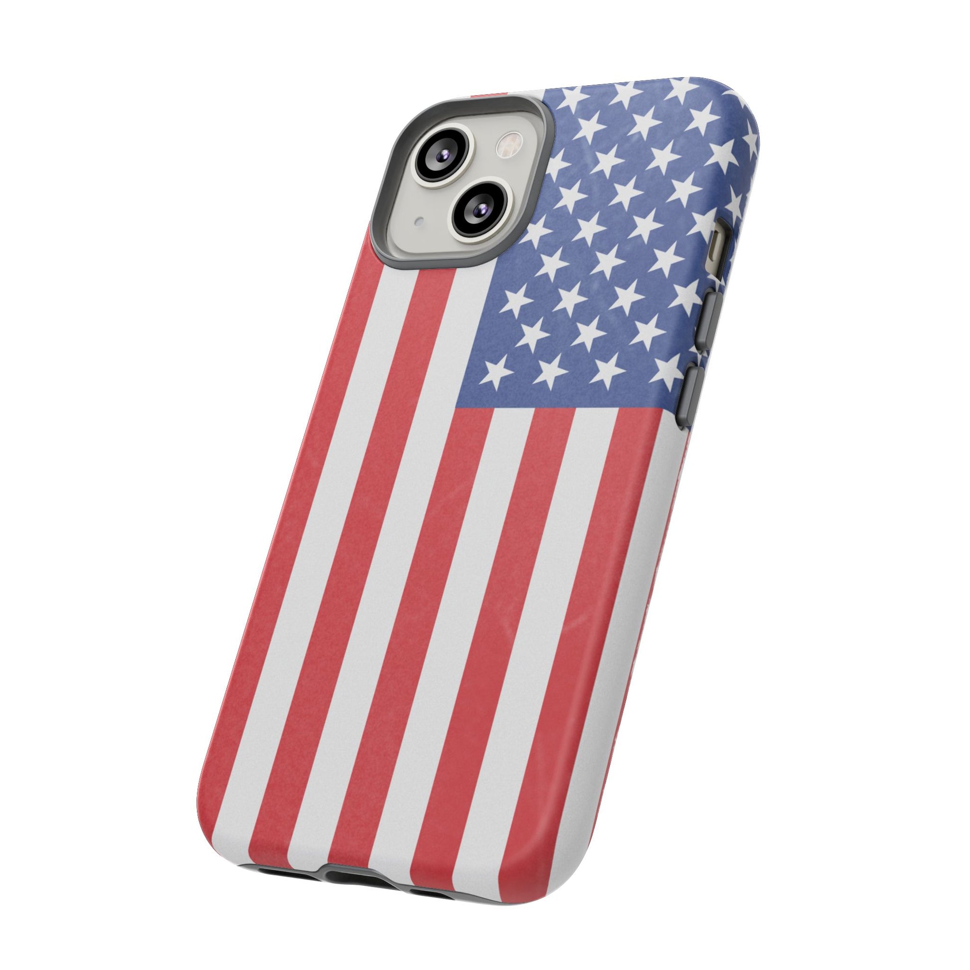 Patriotic Phone Case - Tough Cases for Veterans, USA Lovers, Independence Day, Memorial Day, Flag Design - TRV