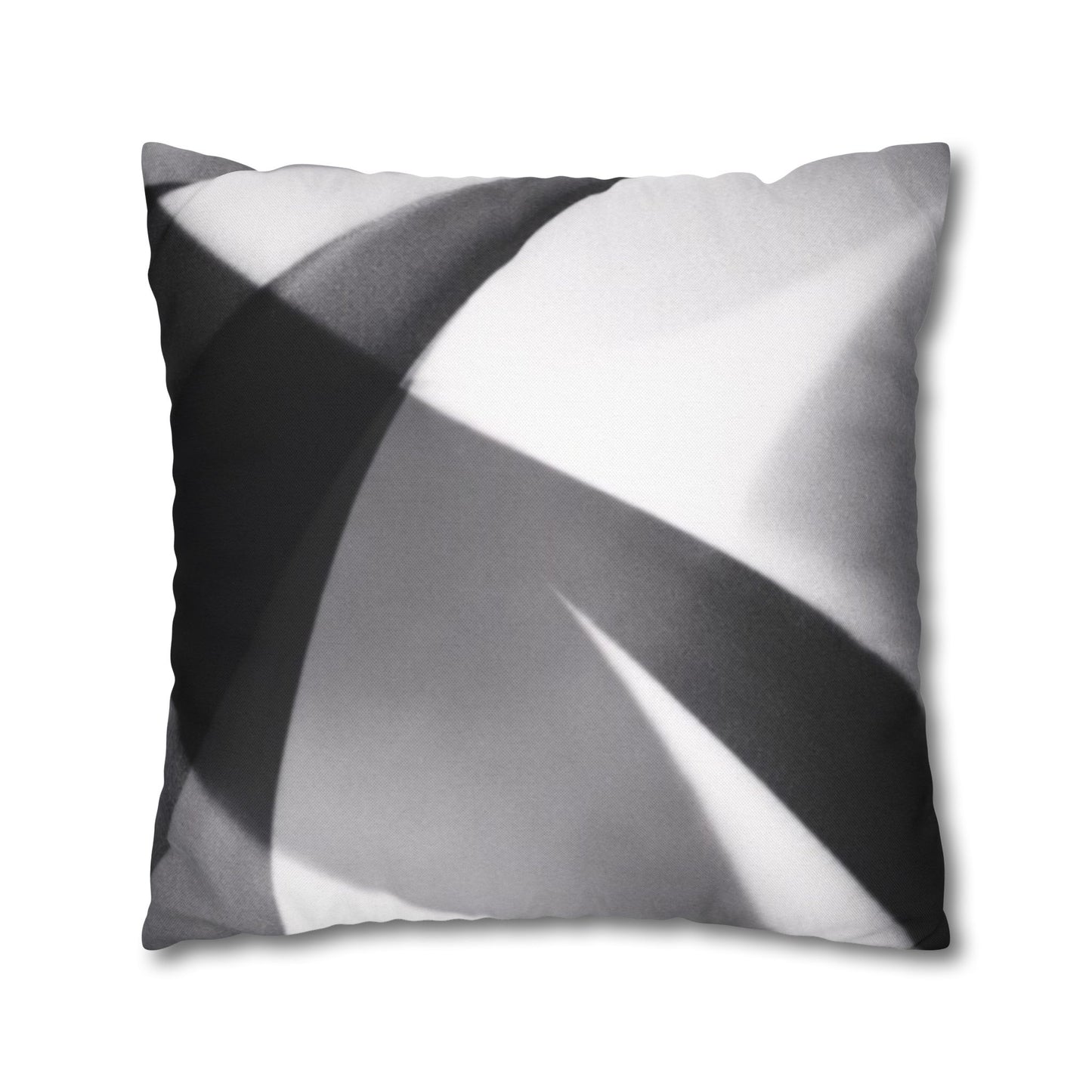 Abstract Black and White Photo Pillowcase, Square Pillowcase