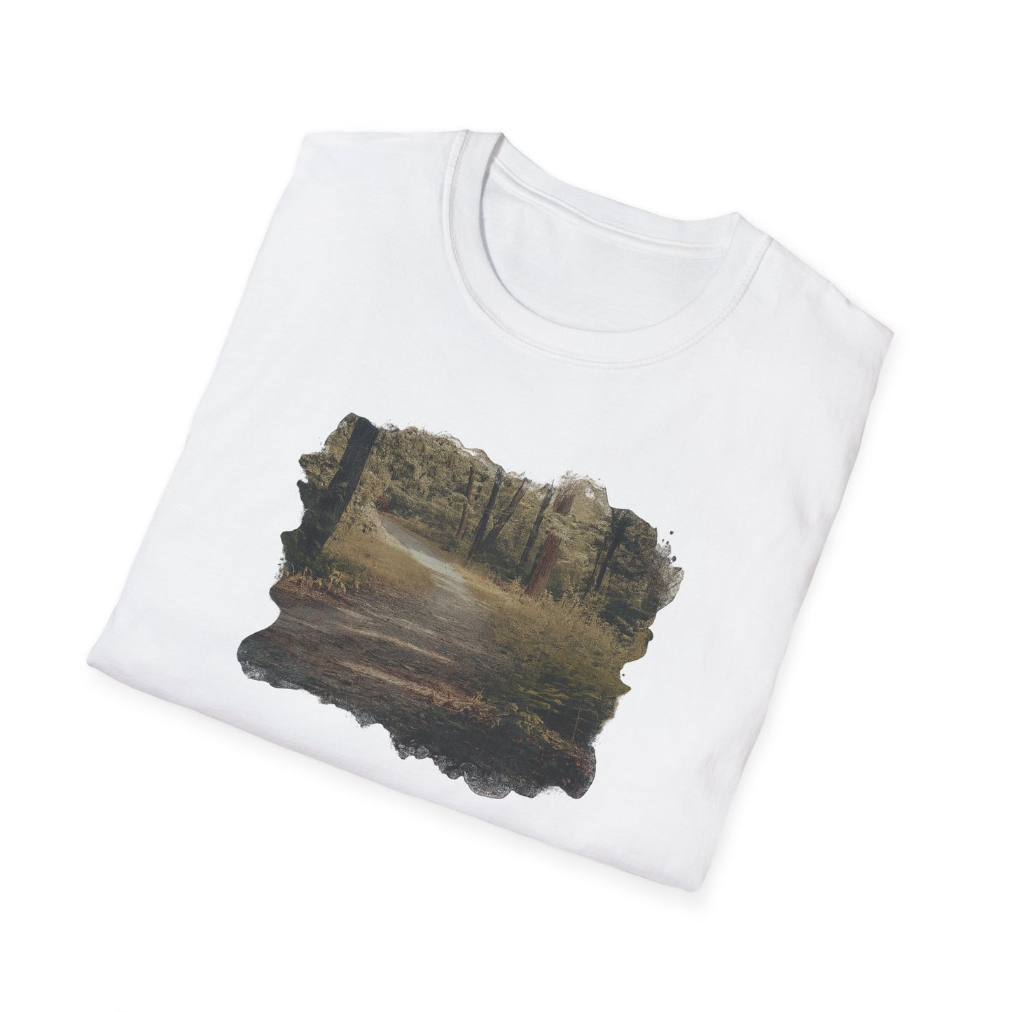 Nature-Inspired Unisex Softstyle T-Shirt, Eco-Friendly Fashion, Outdoor Lover Tee, Gift for Nature Enthusiasts, Casual Everyday Wear