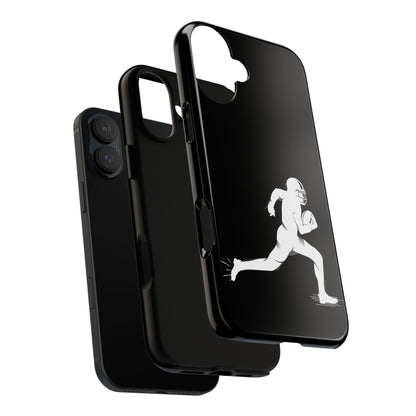 Football Player Phone Case, Tough Cases, Sports Phone Cover, Gift for Athletes, iPhone & Samsung Accessories, Running Player Design - TRV