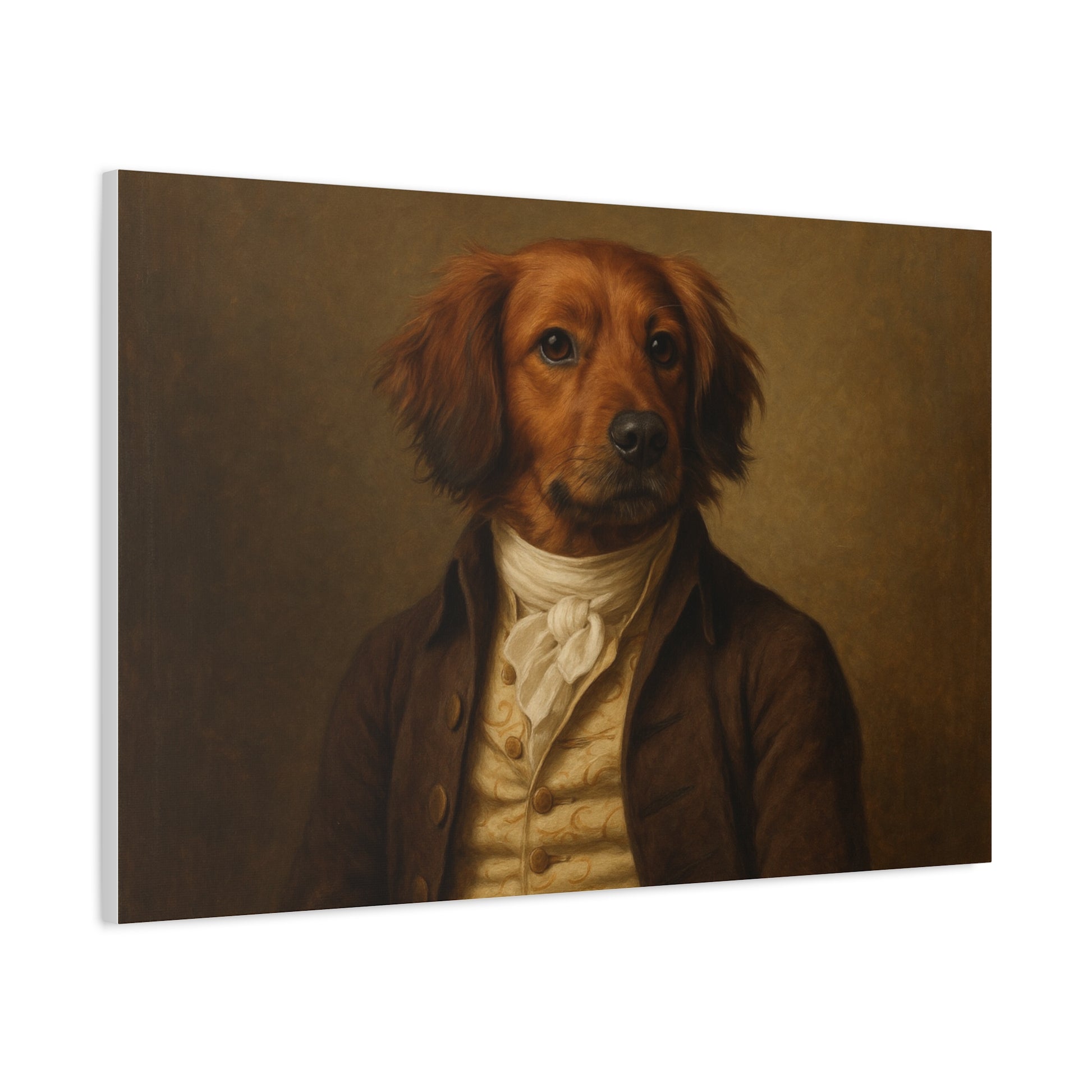Regal Dog Portrait Matte Canvas - TRV