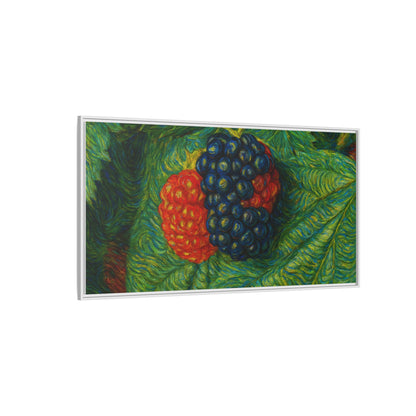 Van Gogh Style Blackberry Canvas Art, Framed Wall Decor, Botanical Print, Summer Home Decor, Gift for Garden Lovers - TRV