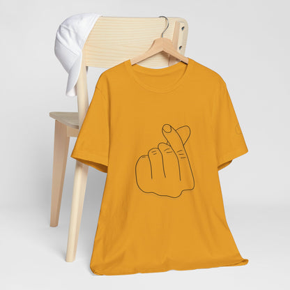 Minimalist Hand Sign Unisex Tee | Casual Everyday Wear | Perfect for Gift Givers