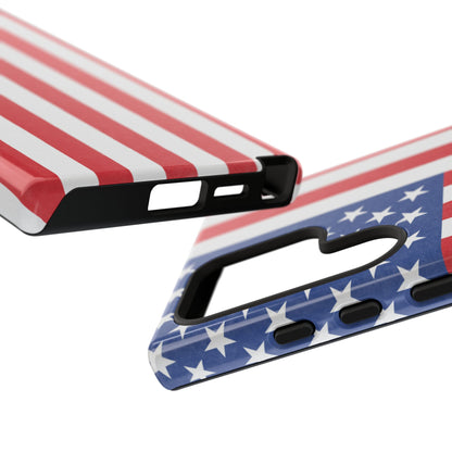 American Flag Phone Case - Patriotic Cell Cover, Tough Cases, USA Pride, Independence Day Gift, Veteran's Day, Phone Protection - TRV