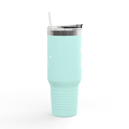 Baseball-Themed Insulated Travel Mug, Perfect for Fans & Athletes, Gift for Sports Lovers, 40oz Drinkware for Home & Road - TRV