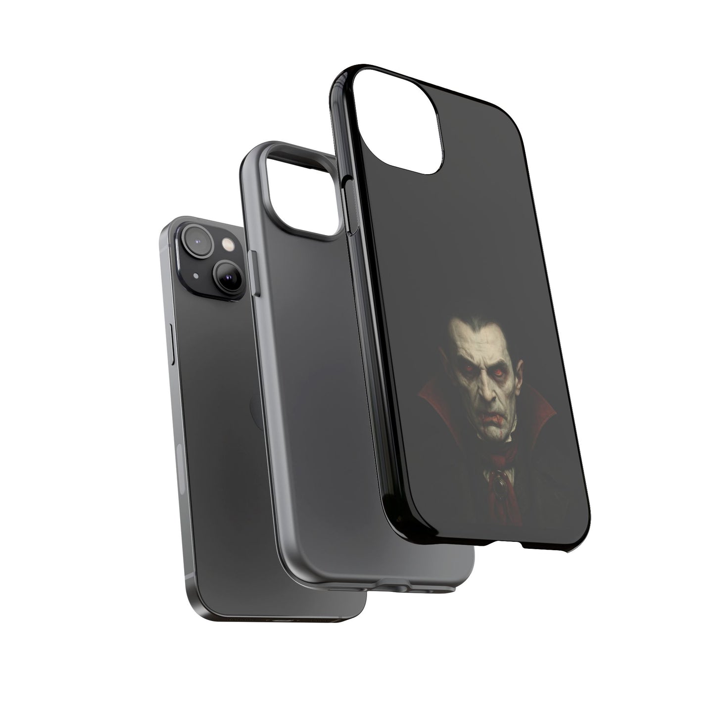 Vampire Phone Case - Tough Cases for Halloween, Gothic Decor, Gifts for Horror Fans, Spooky Accessories, Unique Cellphone Cover - TRV