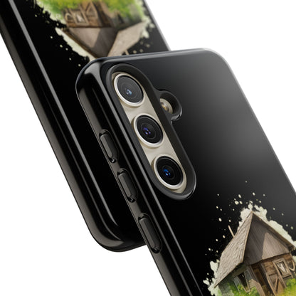 Rustic Farmhouse Phone Case, Cute Cottage Design, Tough Cases for Nature Lovers, Eco-Friendly Gift, Customizable Tech Accessories - TRV