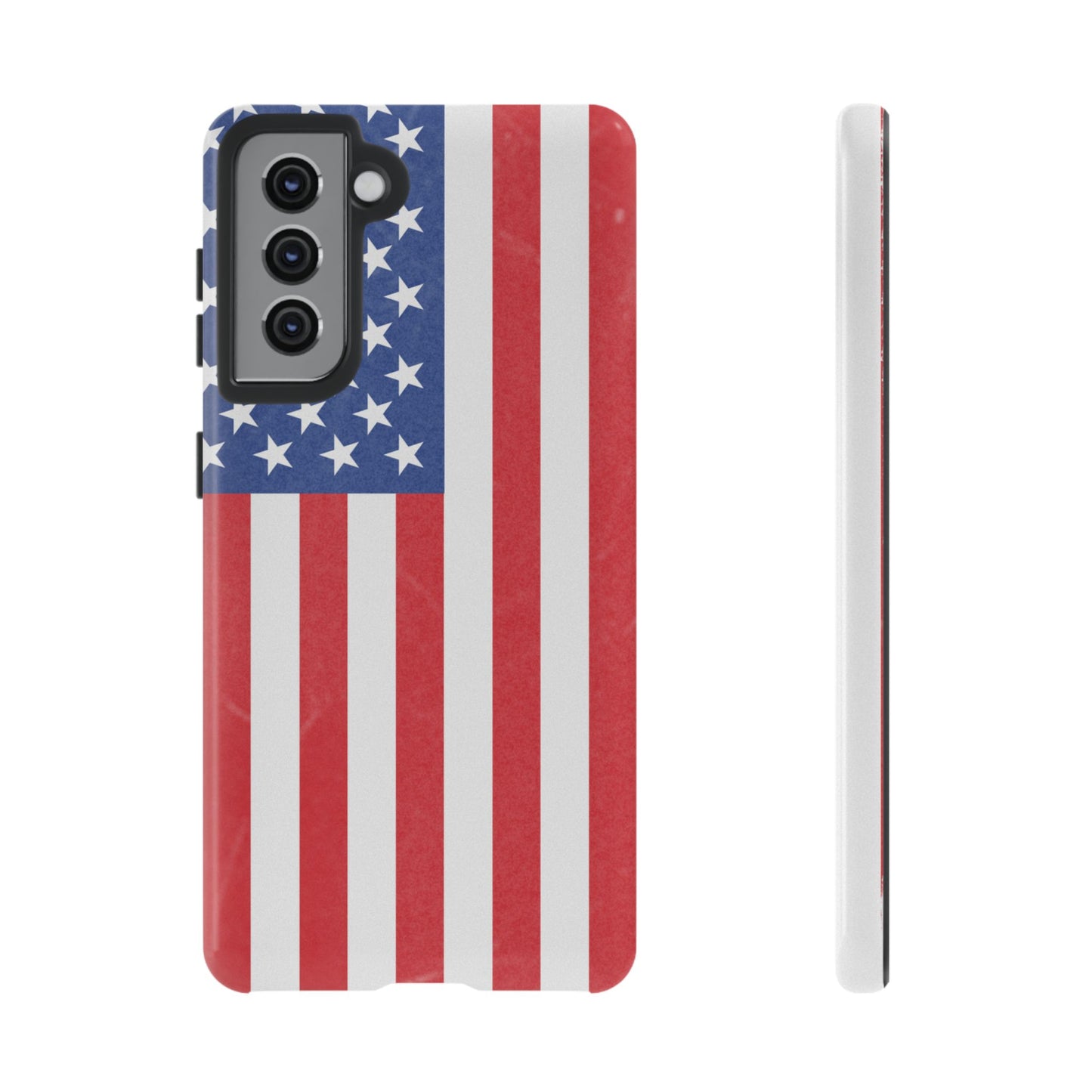 American Flag Phone Case - Patriotic Cell Cover, Tough Cases, USA Pride, Independence Day Gift, Veteran's Day, Phone Protection - TRV