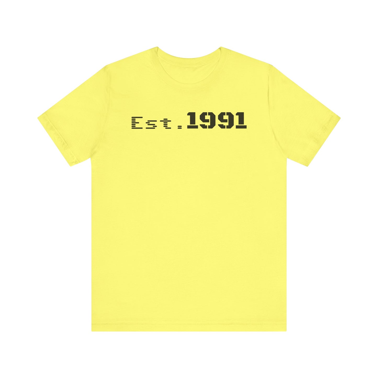 Established 1991 Unisex Jersey Tee | Vintage Anniversary Gift | Casual Wear, Birthday Shirt, Retro Style, Statement Tee, Gift for Him/Her - TRV
