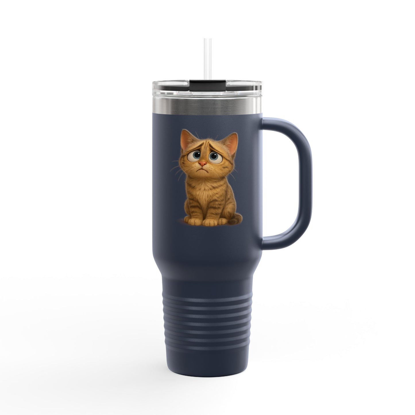 Cute Cat Insulated Travel Mug, 40oz - Perfect for Animal Lovers, Unique Gift for Cat Owners, Coffee on-the-go, Birthday Present, Cute [...]