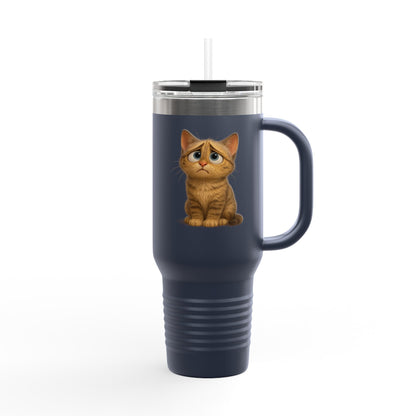 Cute Cat Insulated Travel Mug, 40oz - Perfect for Animal Lovers, Unique Gift for Cat Owners, Coffee on-the-go, Birthday Present, Cute [...]