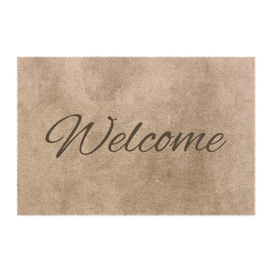 Welcome Doormat - Cozy Home Entry Rug, Perfect for Housewarming, Holiday Decor, Indoor/Outdoor Use, Customizable Gift - TRV