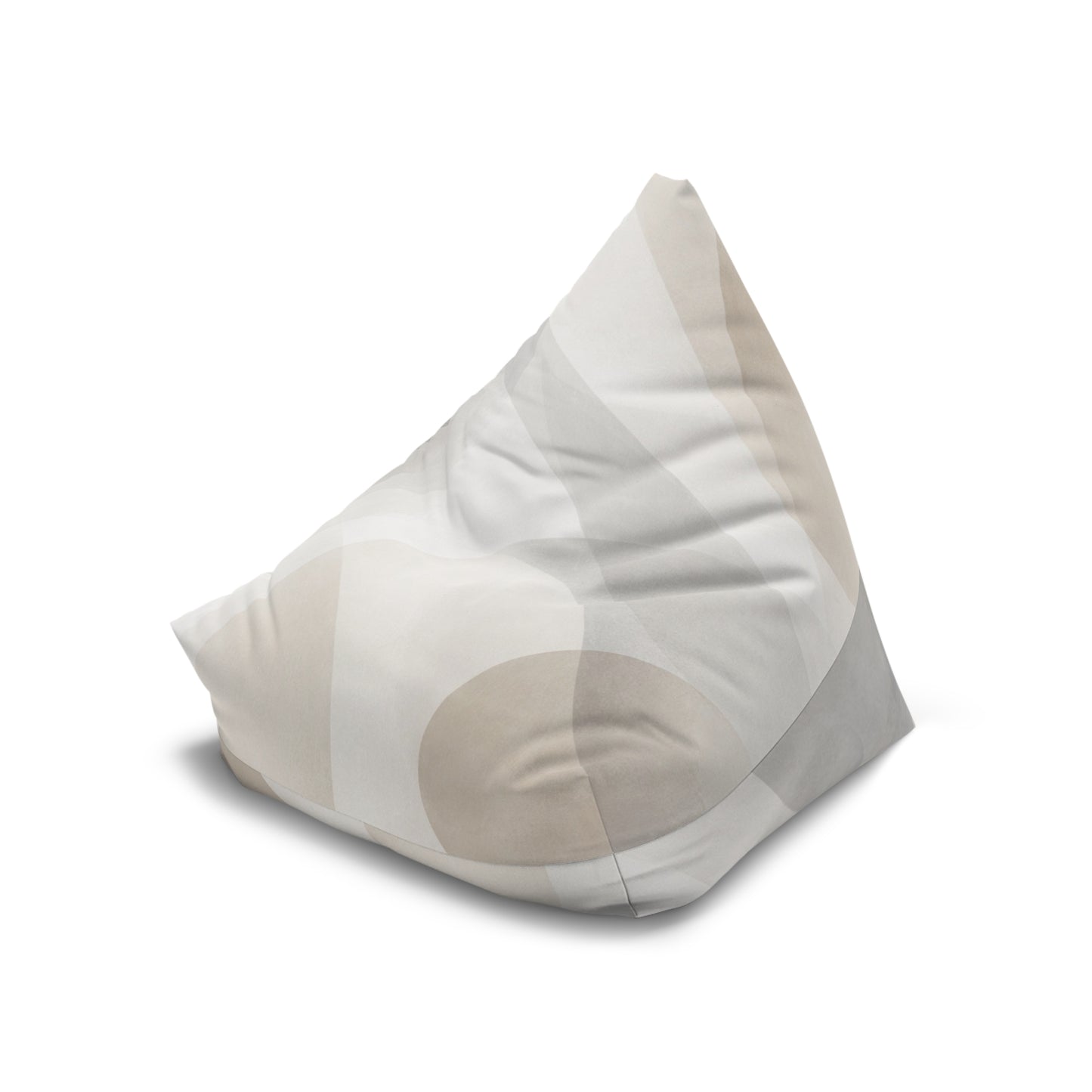 Neutral Geometric Pattern Bean Bag