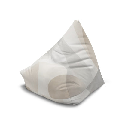 Neutral Geometric Pattern Bean Bag